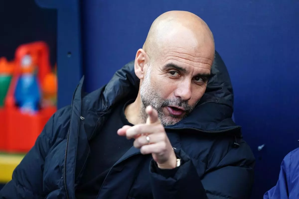 Manchester City manager Pep Guardiola