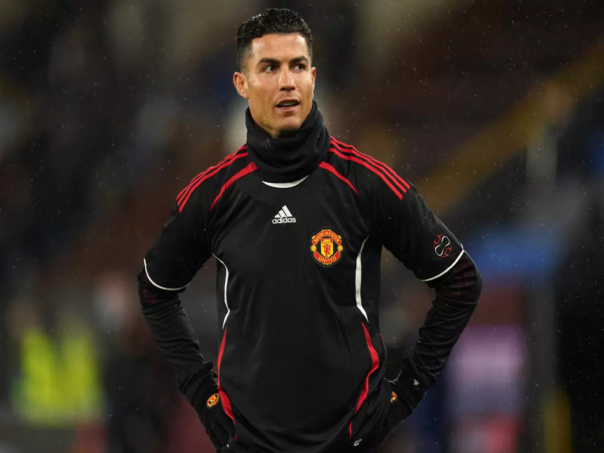 Manchester United's Cristiano Ronaldo warming up before the Premier League match at Turf Moor, Burnley. Picture date: Tuesday February 8, 2022.