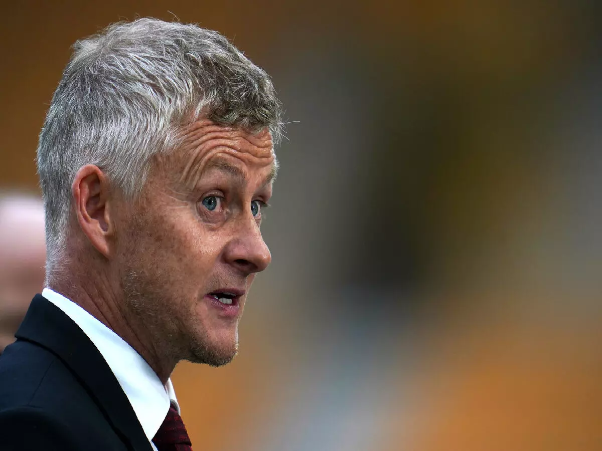 Manchester United manager Ole Gunnar Solskjaer after the final whistle during the Premier League match at Molineux Stadium, Wolverhampton.
