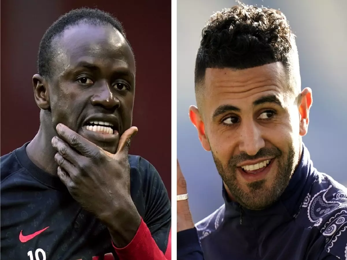 Sadio Mane Riyad Mahrez