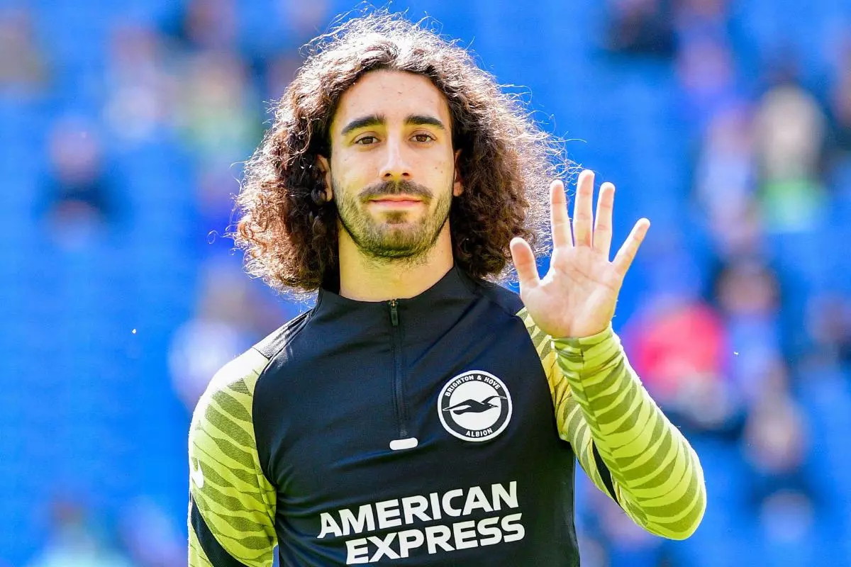 Marc Cucurella of Brighton and Hove Albion