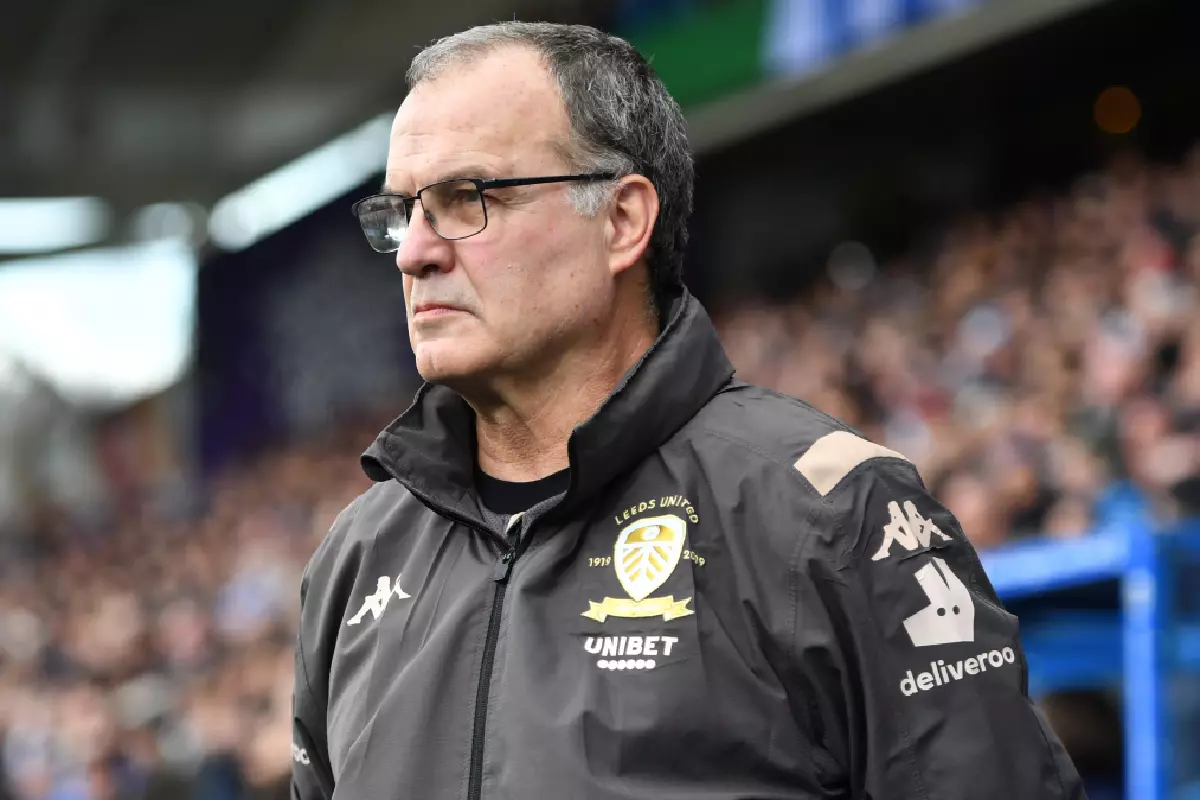 Leeds United manager Marcelo Bielsa during the Sky Bet Championship match at the John Smith's Stadium, Huddersfield.