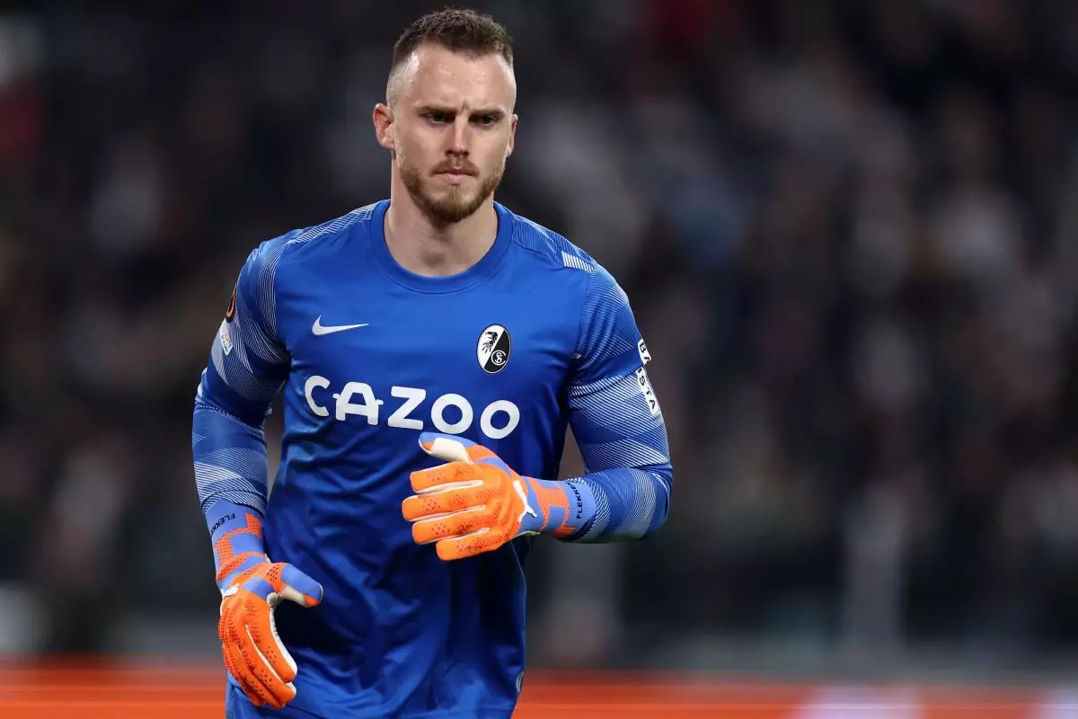 SC Freiburg goalkeeper Mark Flekken