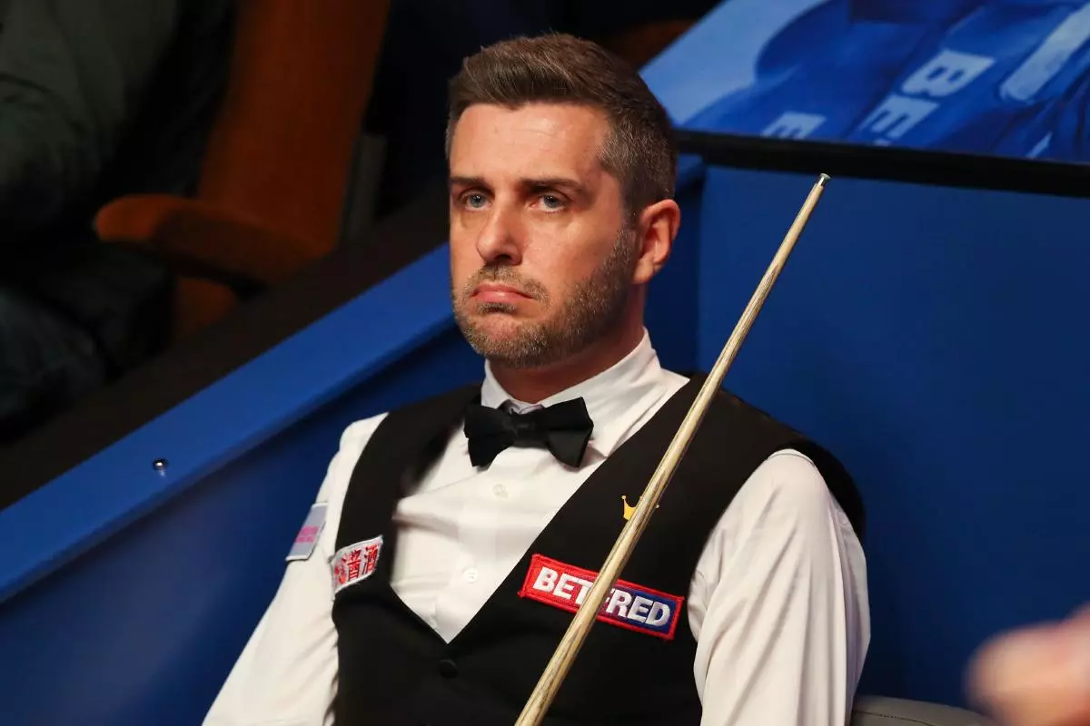 Mark Selby during day eight of the Betfred World Snooker Championships at The Crucible, Sheffield