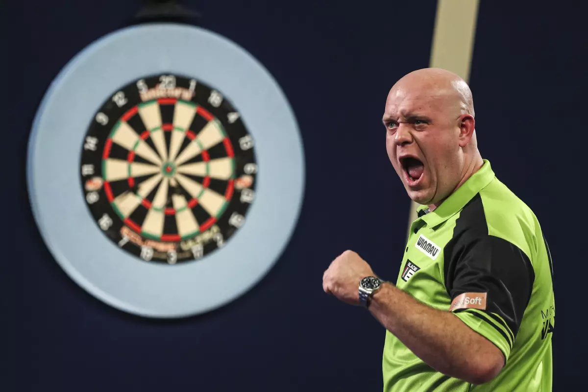 Michael van Gerwen won night four of the PDC Premier League