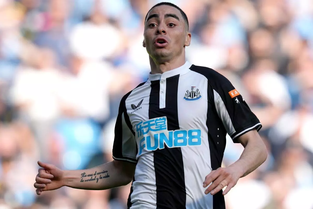 Migeul Almiron Newcastle United Apr22