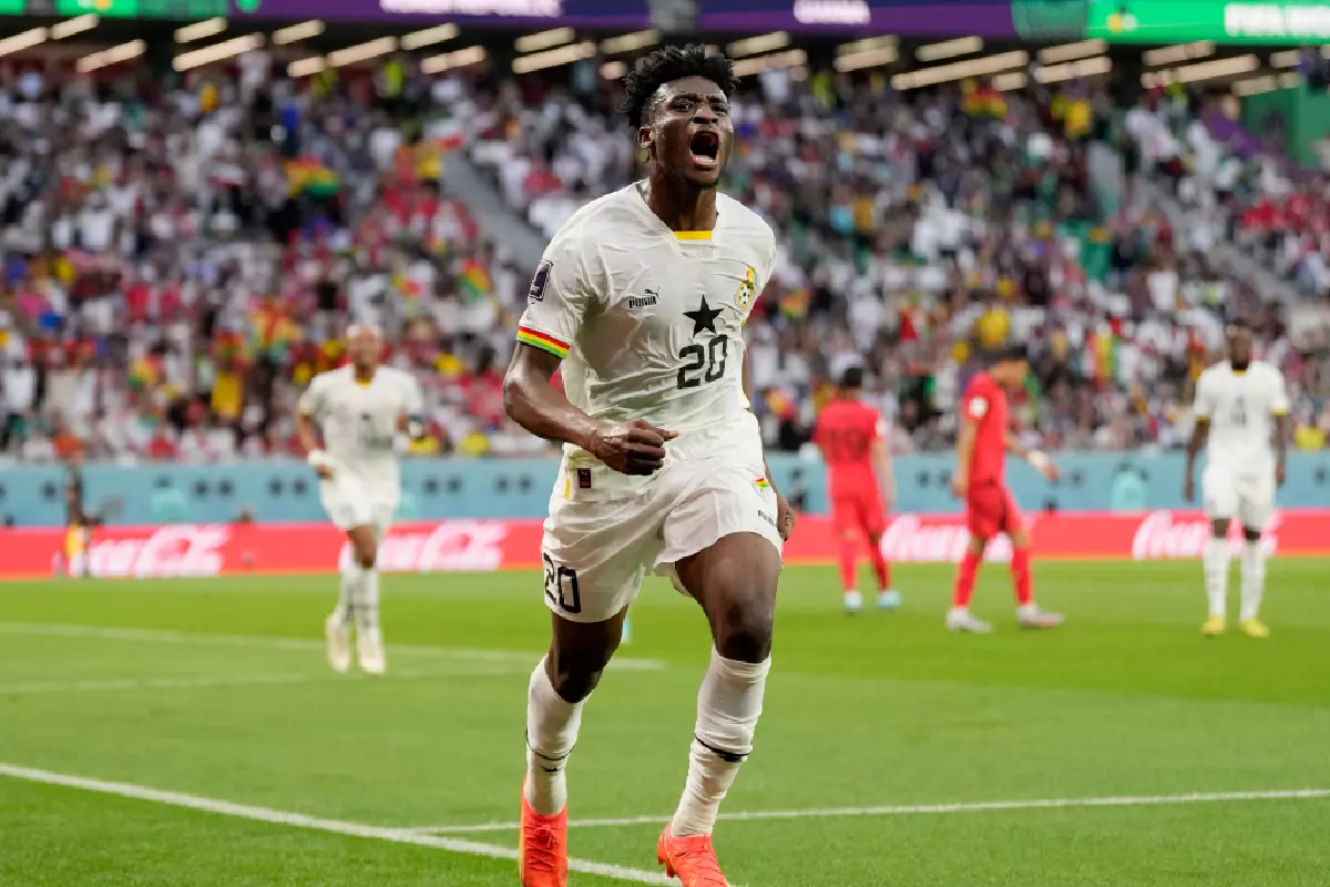 Mohammed Kudus World Cup goal celebration