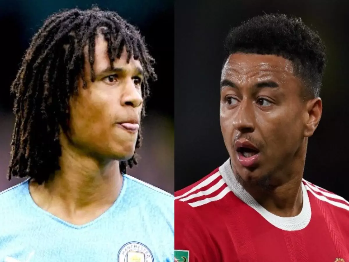 Nathan Ake Jesse Lingard collage