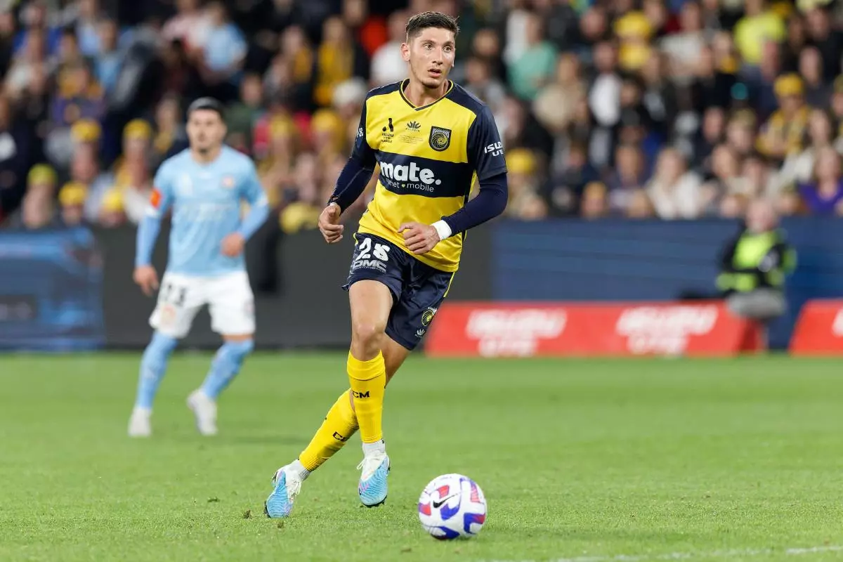 Nectarios Triantis of Central Coast Mariners