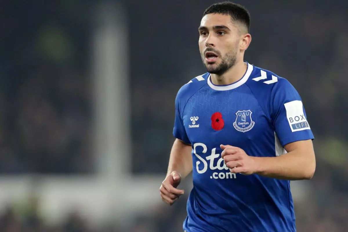 Neil Maupay of Everton