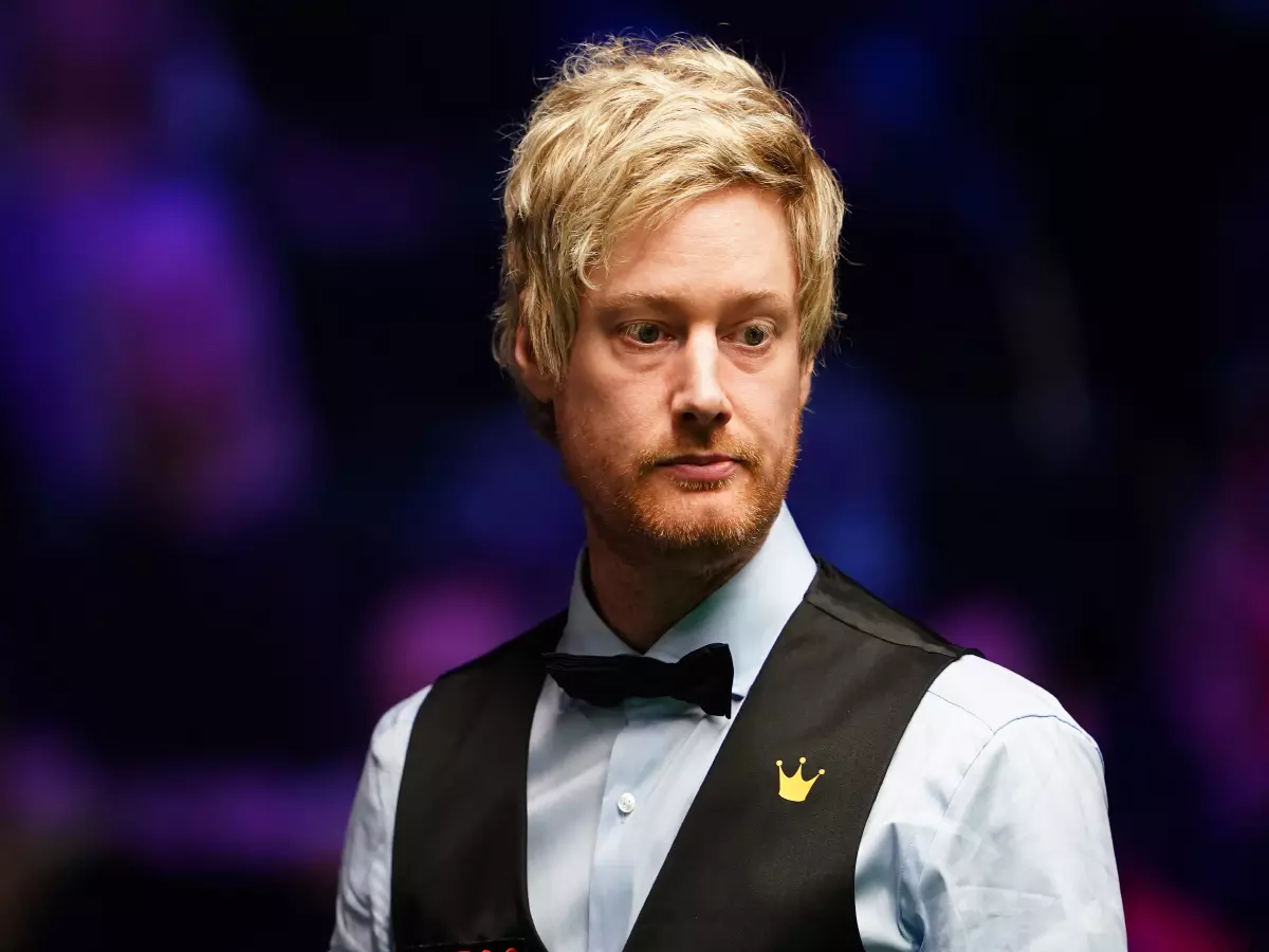 Neil Robertson in action during day three of the Cazoo UK Championship at the York Barbican. Picture date: Thursday November 25, 2021.