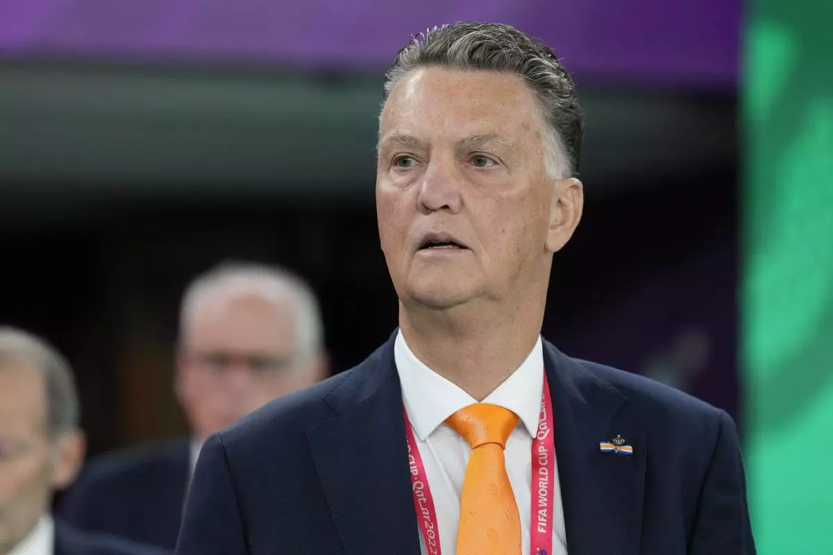 Netherlands manager Louis van Gaal