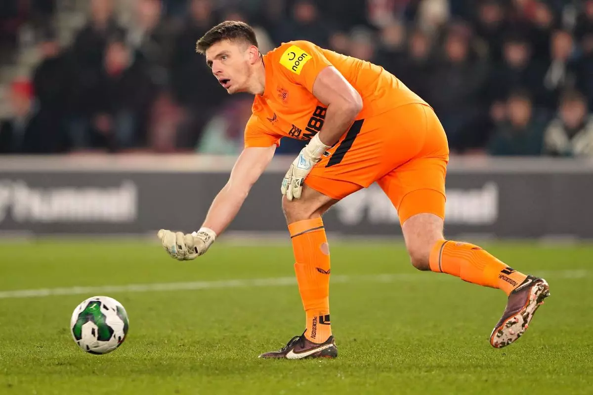 Newcastle United goalkeeper Nick Pope