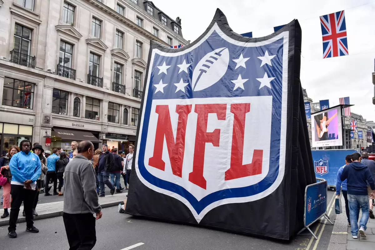 American football fans gather in the capital for "NFL on Regent Street"