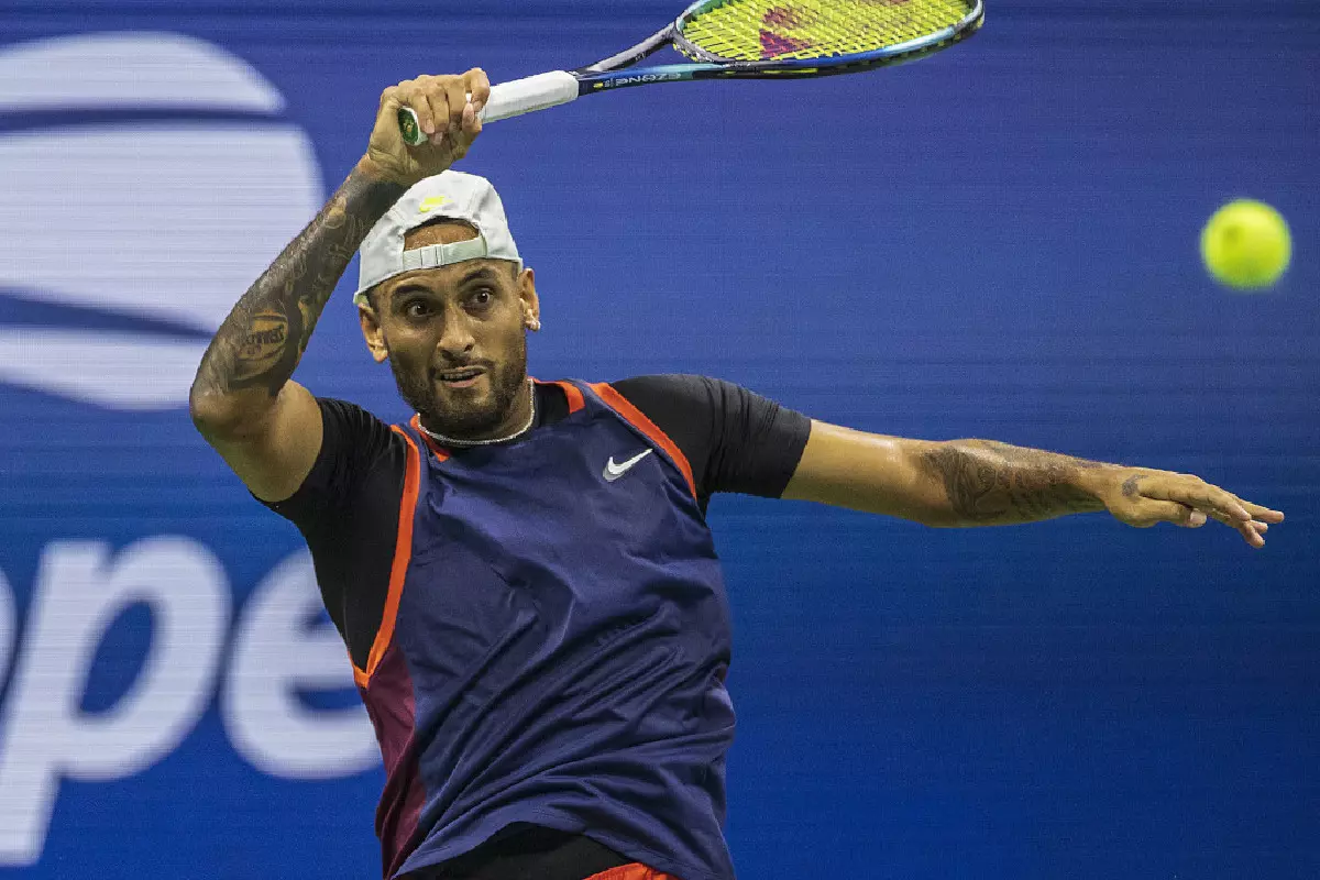 Nick Kyrgios at the US Open - August 2022