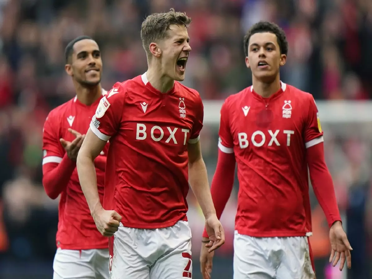 Nottingham Forest Ryan Yates Brennan Johnson Jan22