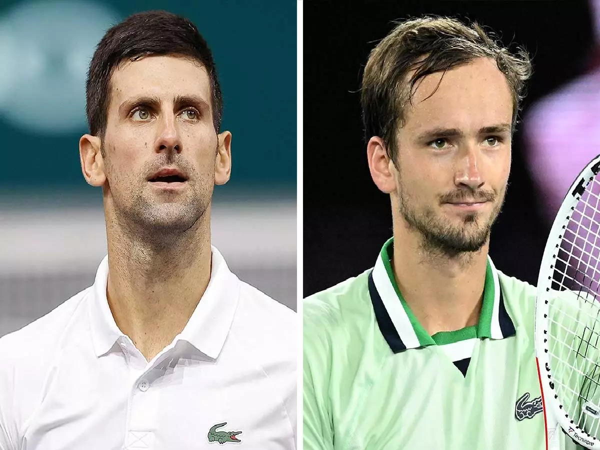 Daniil Medvedev targeting Novak Djokovic world number one spot