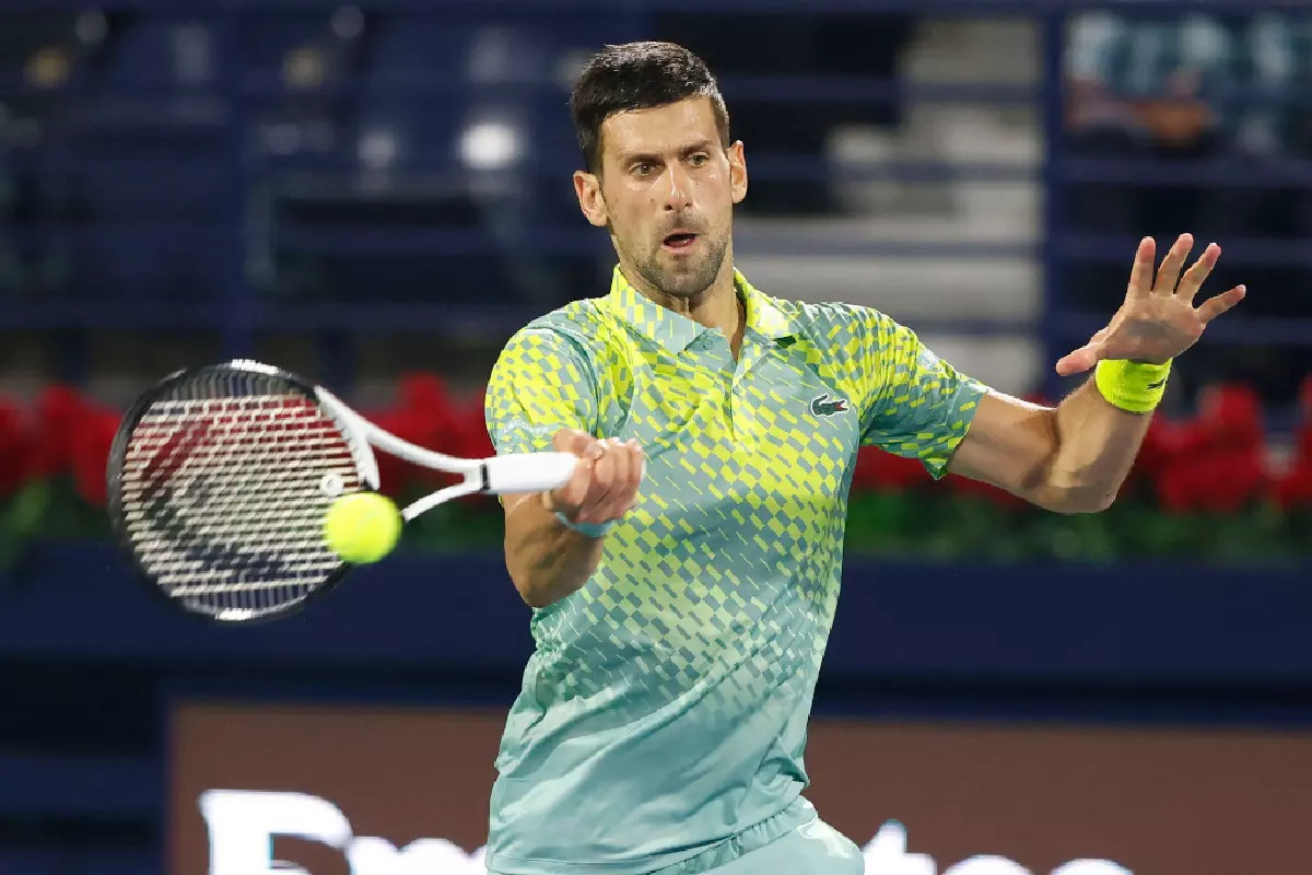 Novak Djokovic Dubai 2023