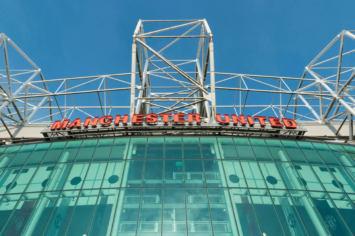 Old Trafford, the stadium of Manchester United