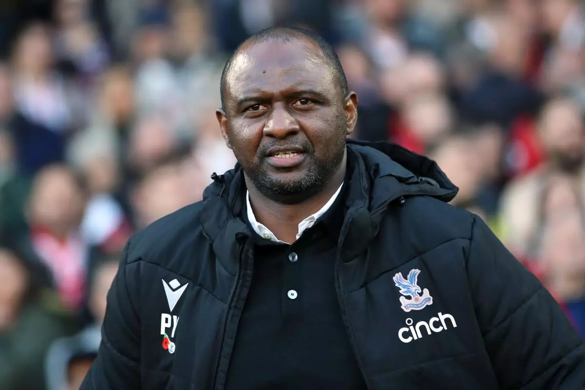 Patrick Vieira of Crystal Palace