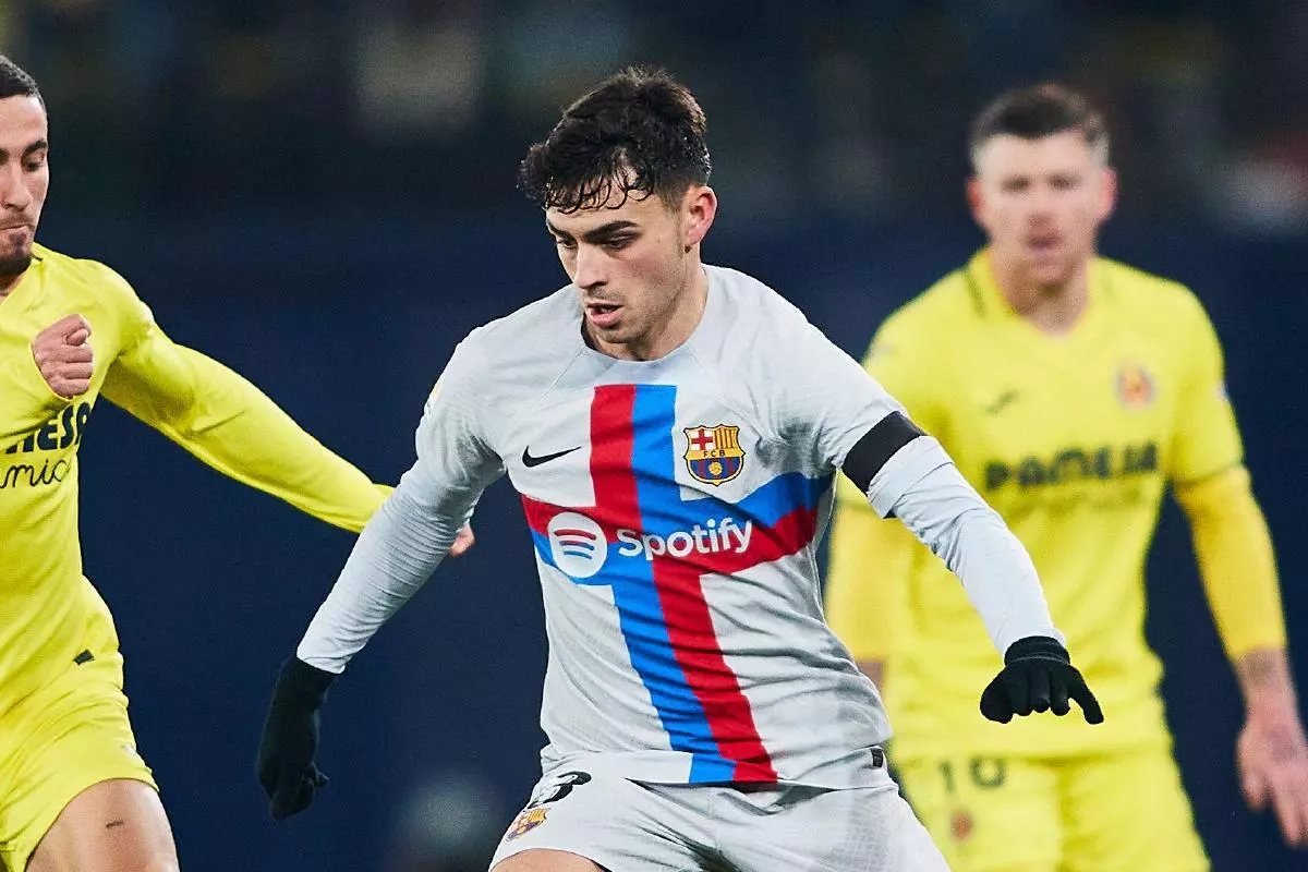 Pedri of Barcelona 12 Feb 2023