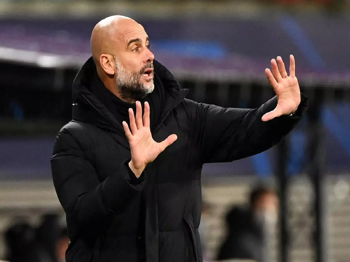 Trainer Pep Guardiola Manchester City, 07.12. 2021
