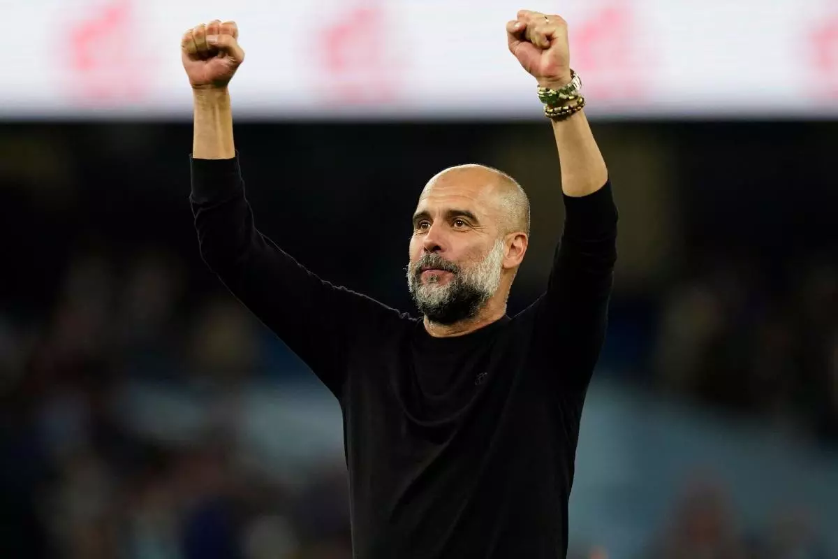 Pep Guardiola of Manchester City