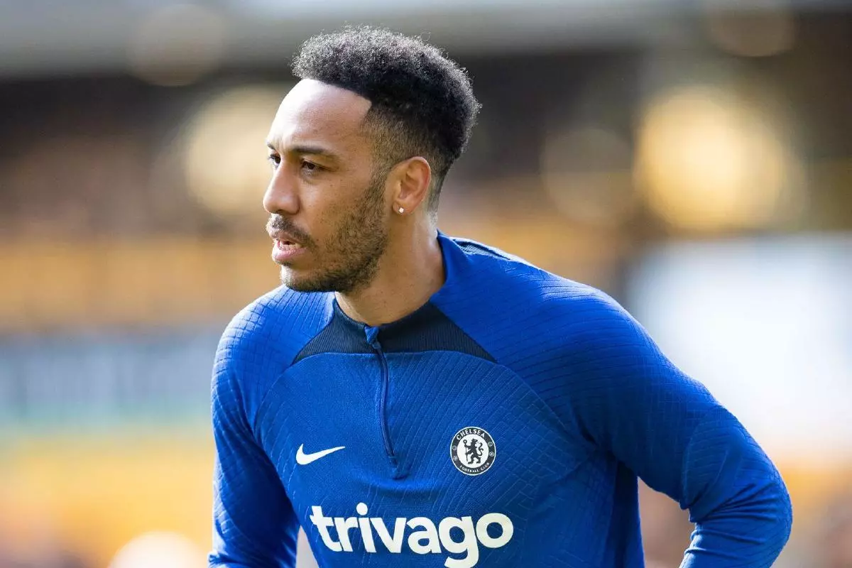 Pierre-Emerick Aubameyang of Chelsea 8 Apr 2023
