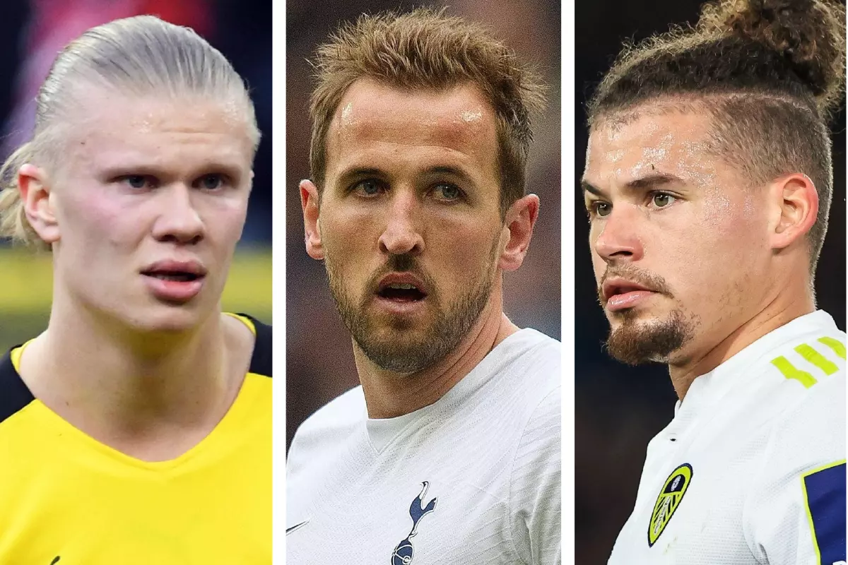 Erling Haaland, Harry Kane, Kalvin Phillips