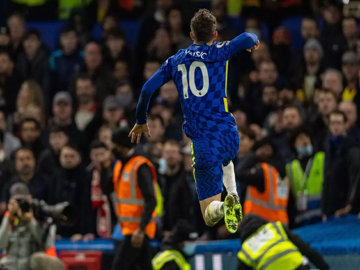 Christian Pulisic celebration Chelsea Liverpool Jan22