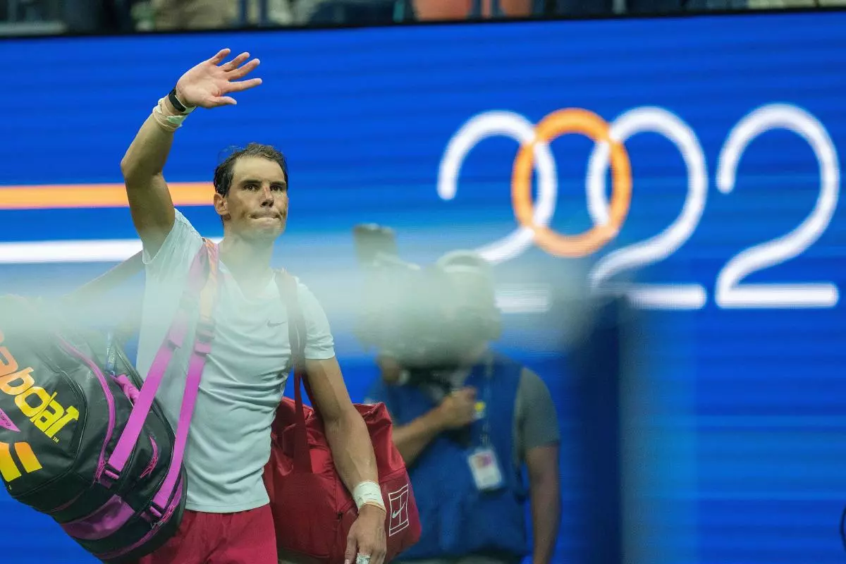 Rafa Nadal waves goodbye to US Open 2022