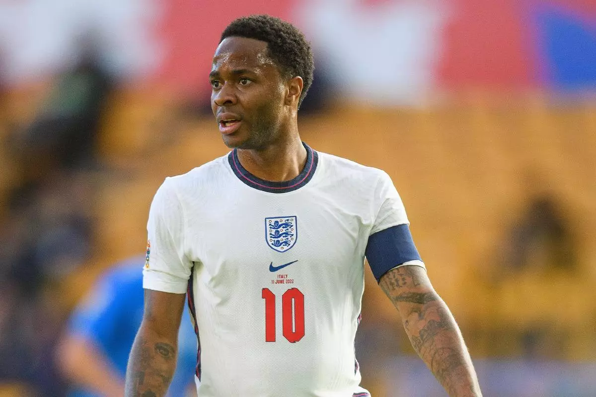 Raheem Sterling in England action