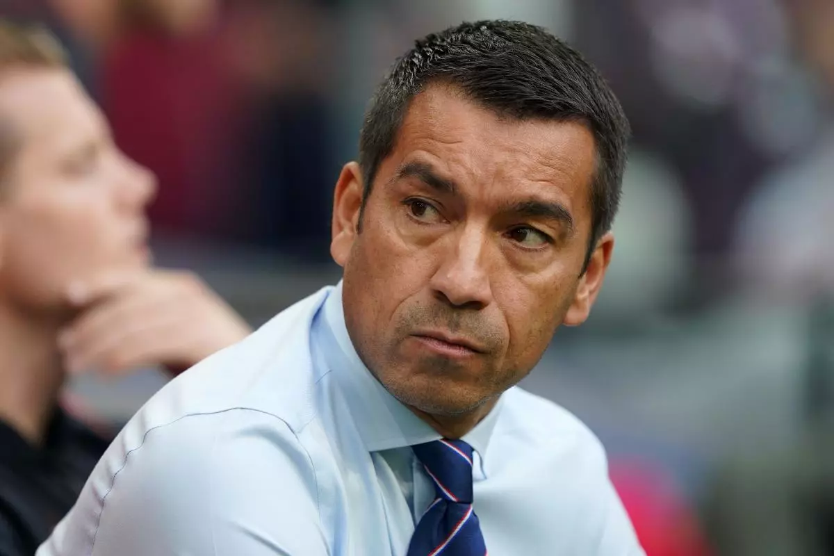 Rangers manager Giovanni van Bronckhorst