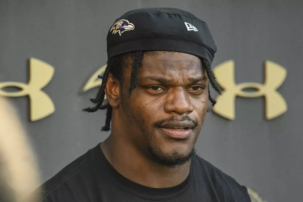 Ravens quarterback Lamar Jackson