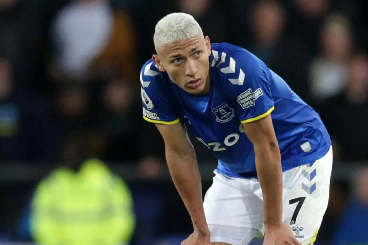 Richarlison dejected for Everton