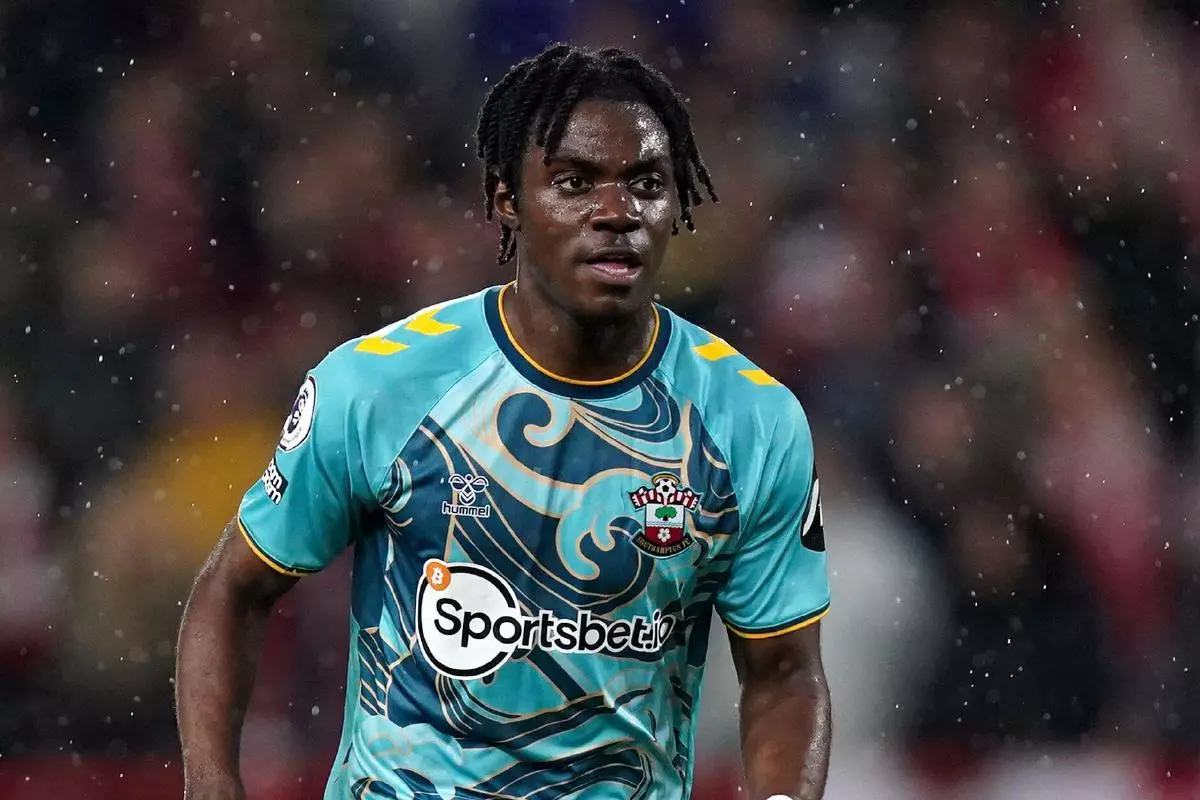 Romeo Lavia of Southampton 8 May 2023