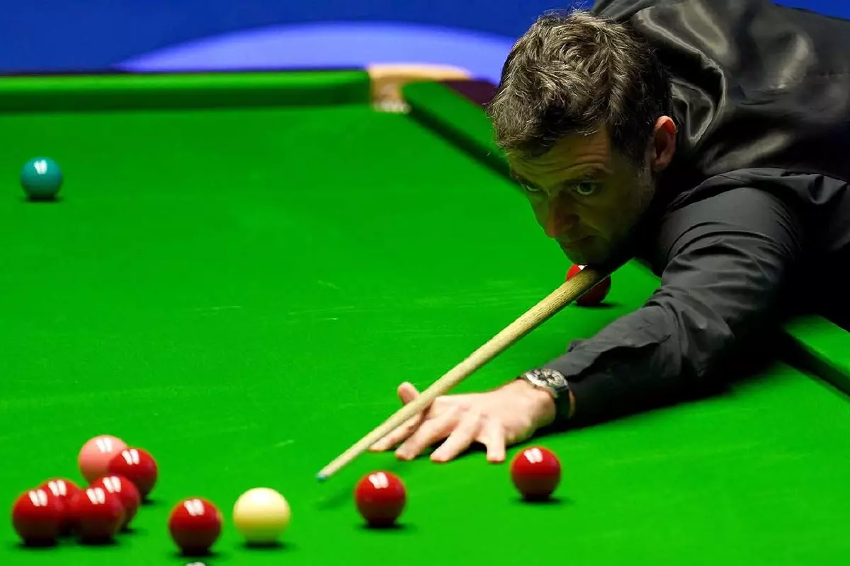 Ronnie O'Sullivan at Crucible