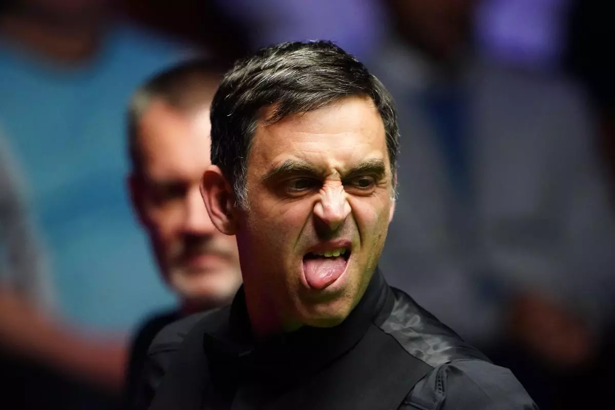 Ronnie O'Sullivan at the World Snooker Championship