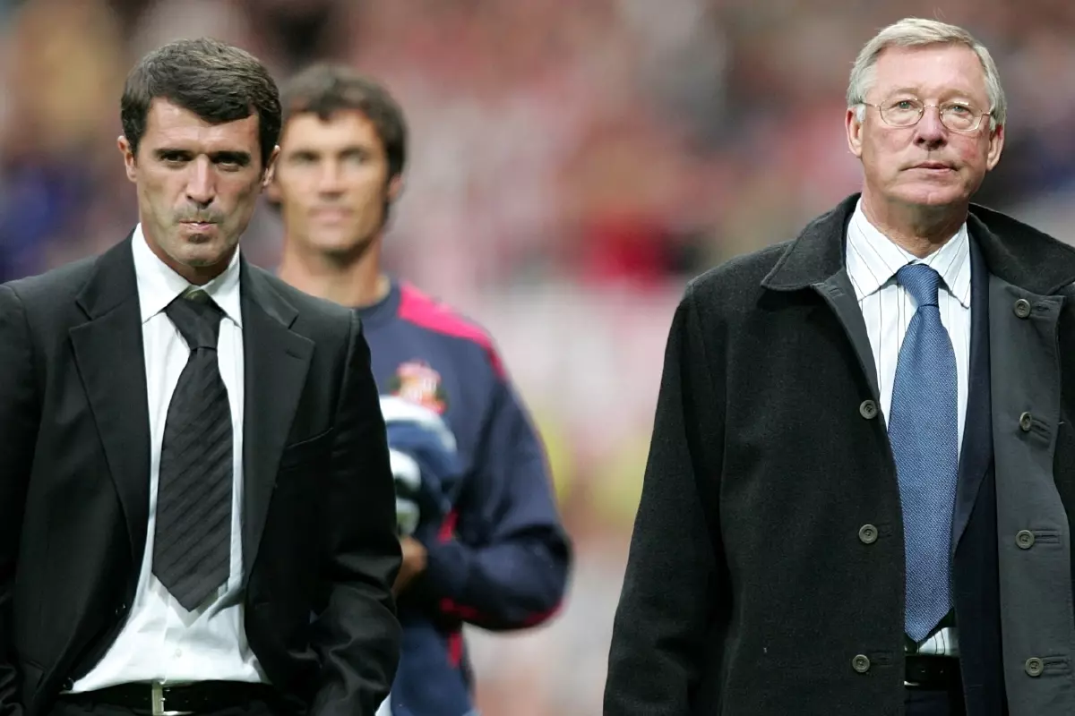 Roy Keane Sir Alex Ferguson Man Utd Sunderland Sep07