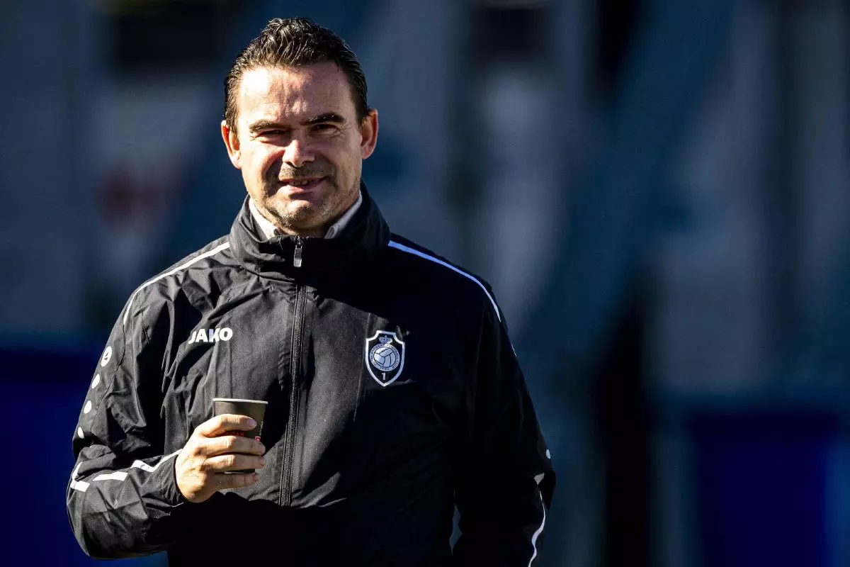 Royal Antwerp technical director Marc Overmars