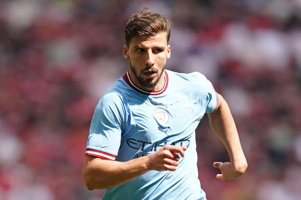 Ruben Dias of Manchester City 3 Jun 2023