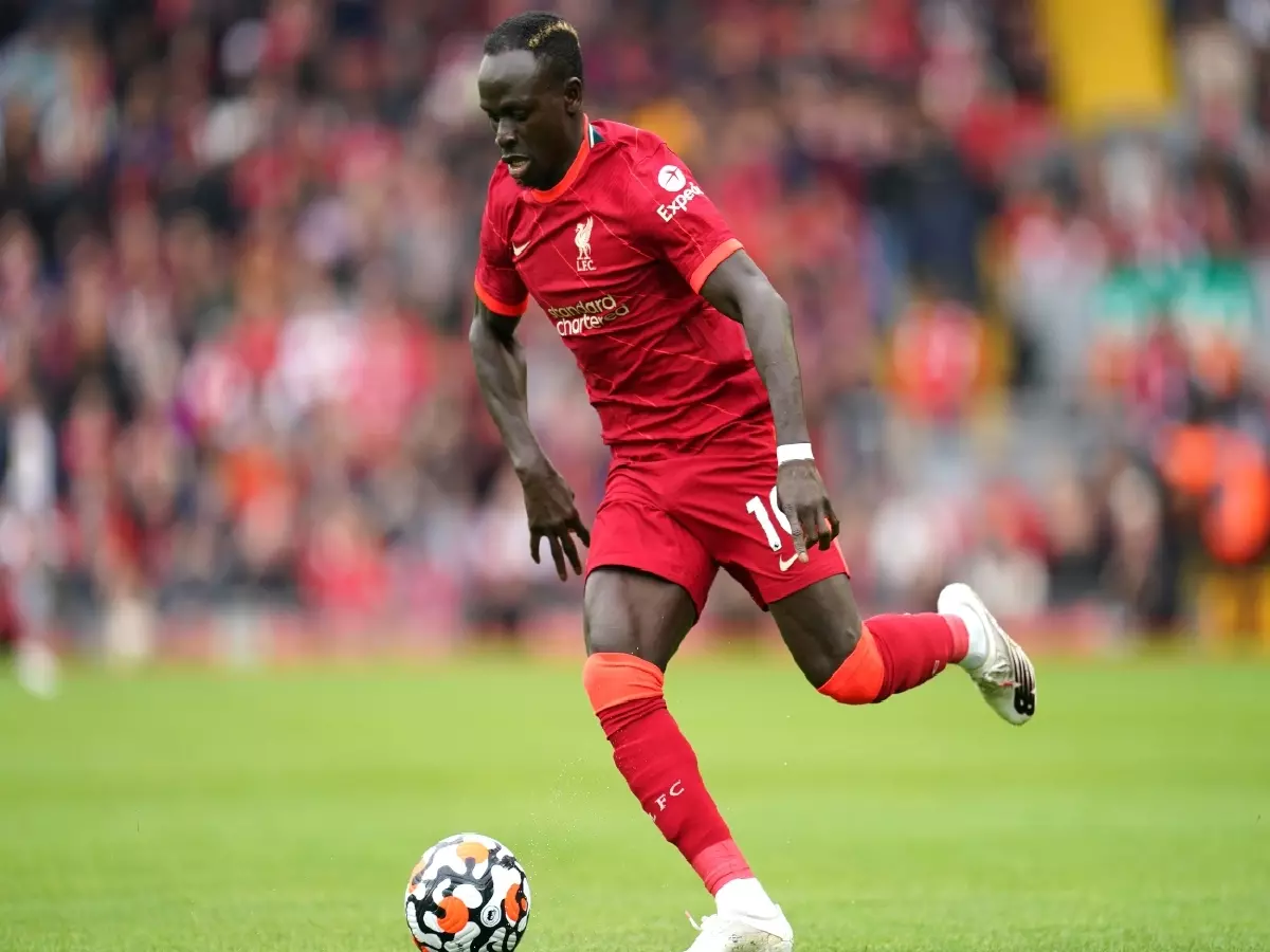 Sadio Mane in action for Liverpool against Athletic Bilbao, 2021 preseason
