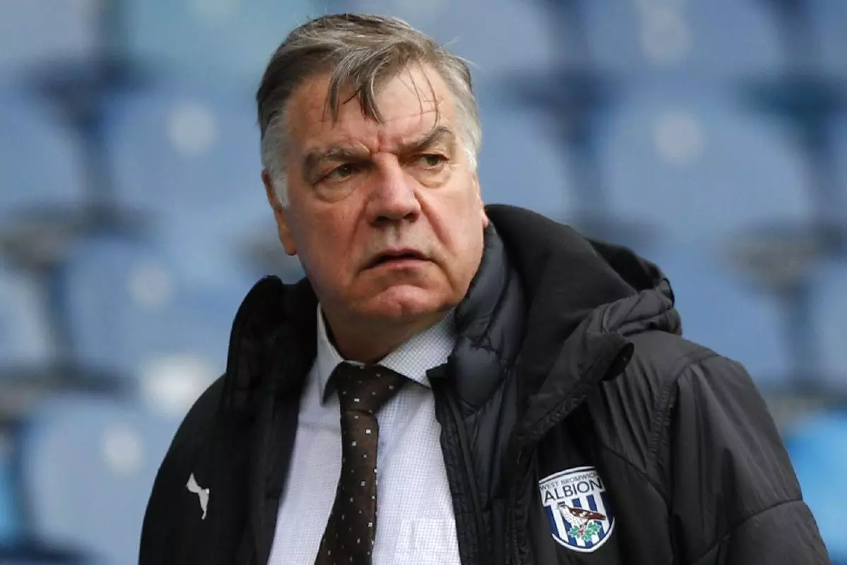 Sam Allardyce grumpy