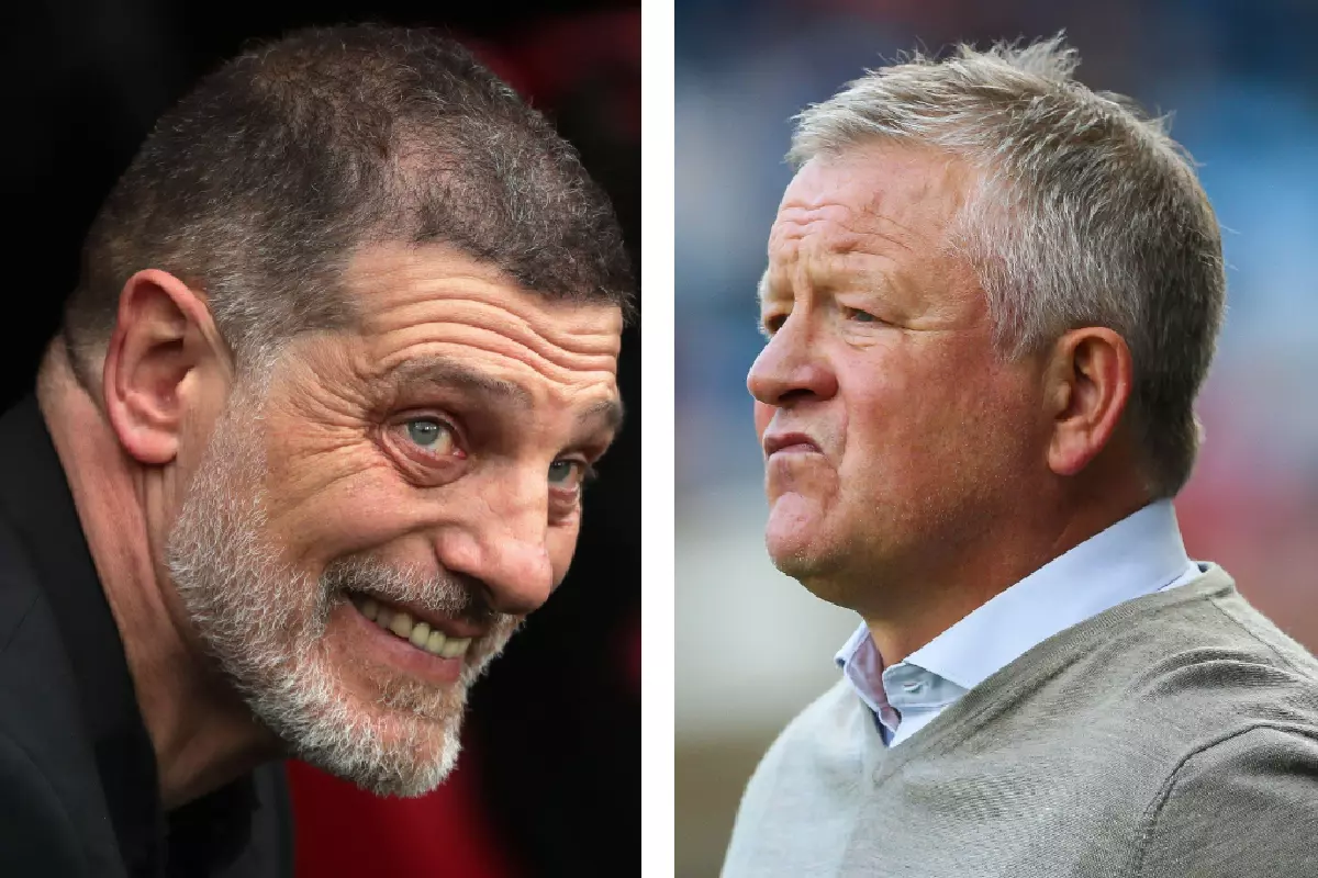 Slaven Bilic and Chris Wilder