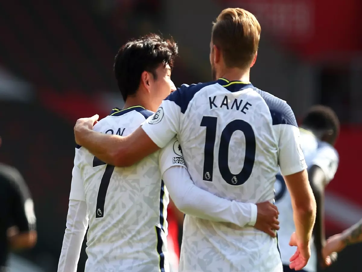 Son Heung-min and Harry Kane Tottenham
