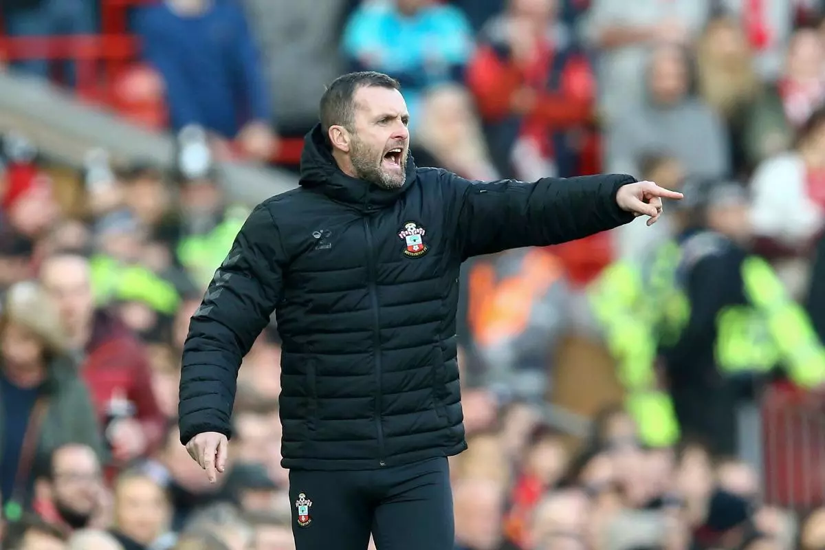 Southampton manager Nathan Jones Dec 2022