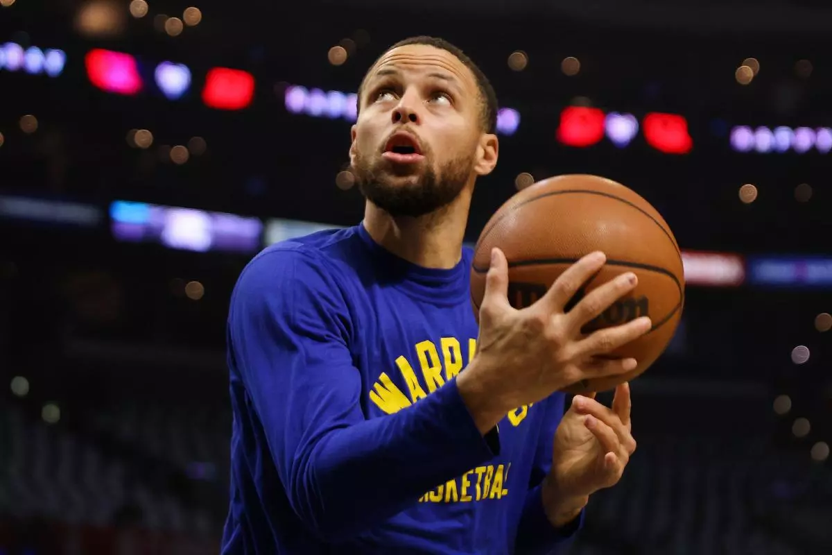 Stephen Curry of the Golden State Warriors