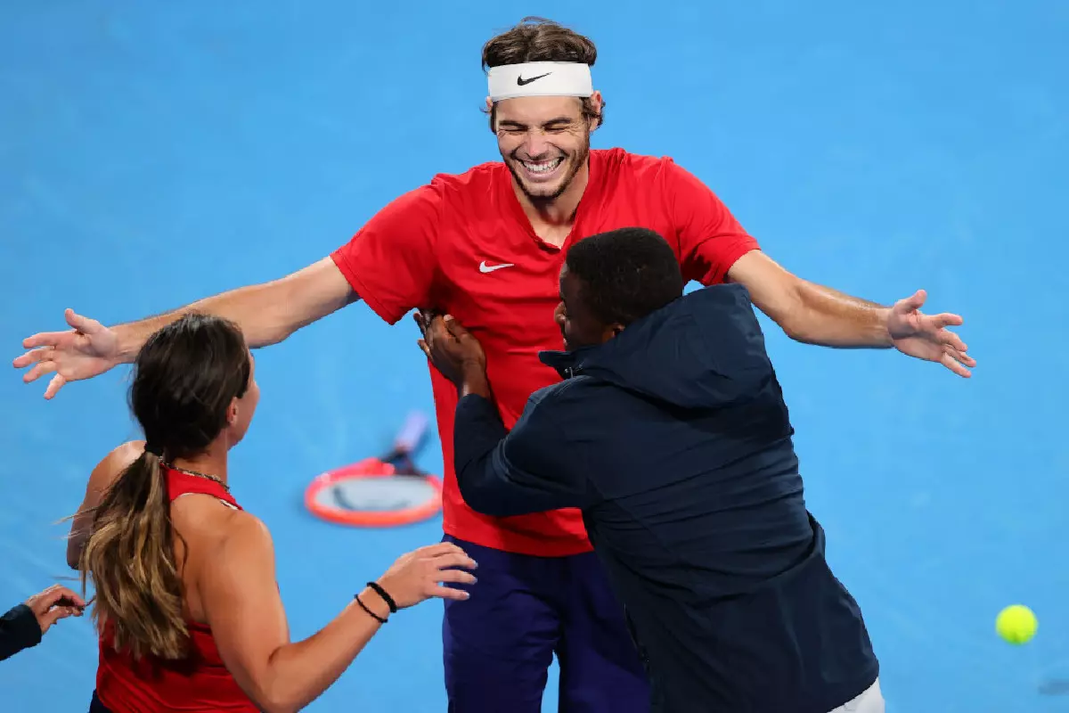 Taylor Fritz at the United Cup