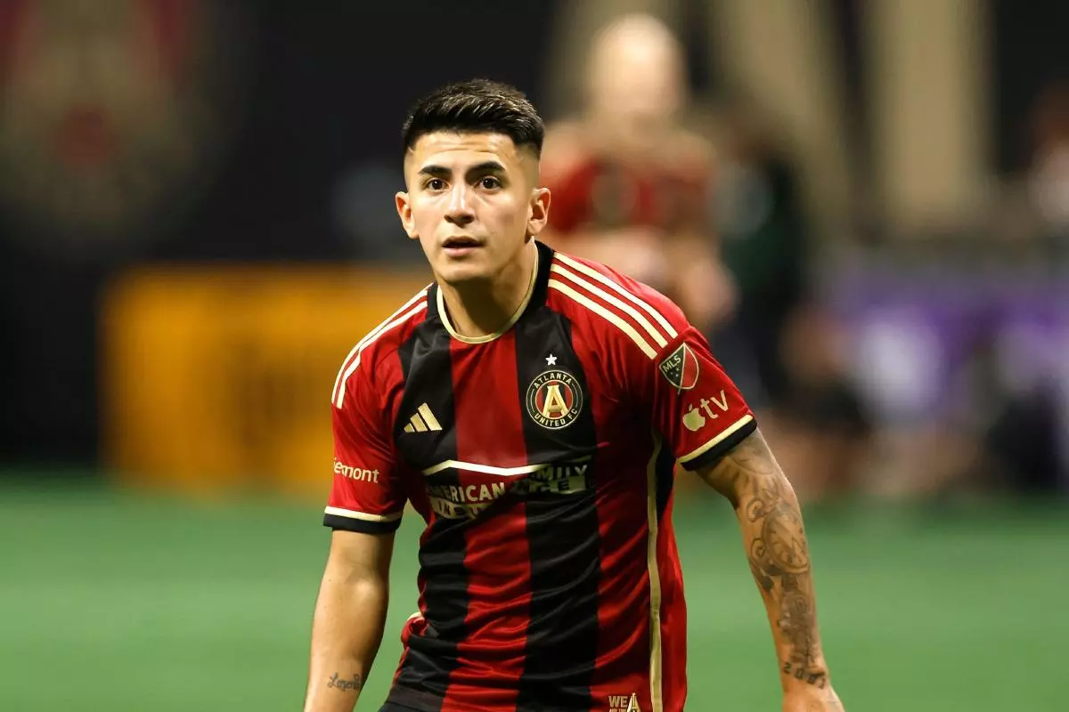 Thiago Almada of Atlanta United in June 10, 2023