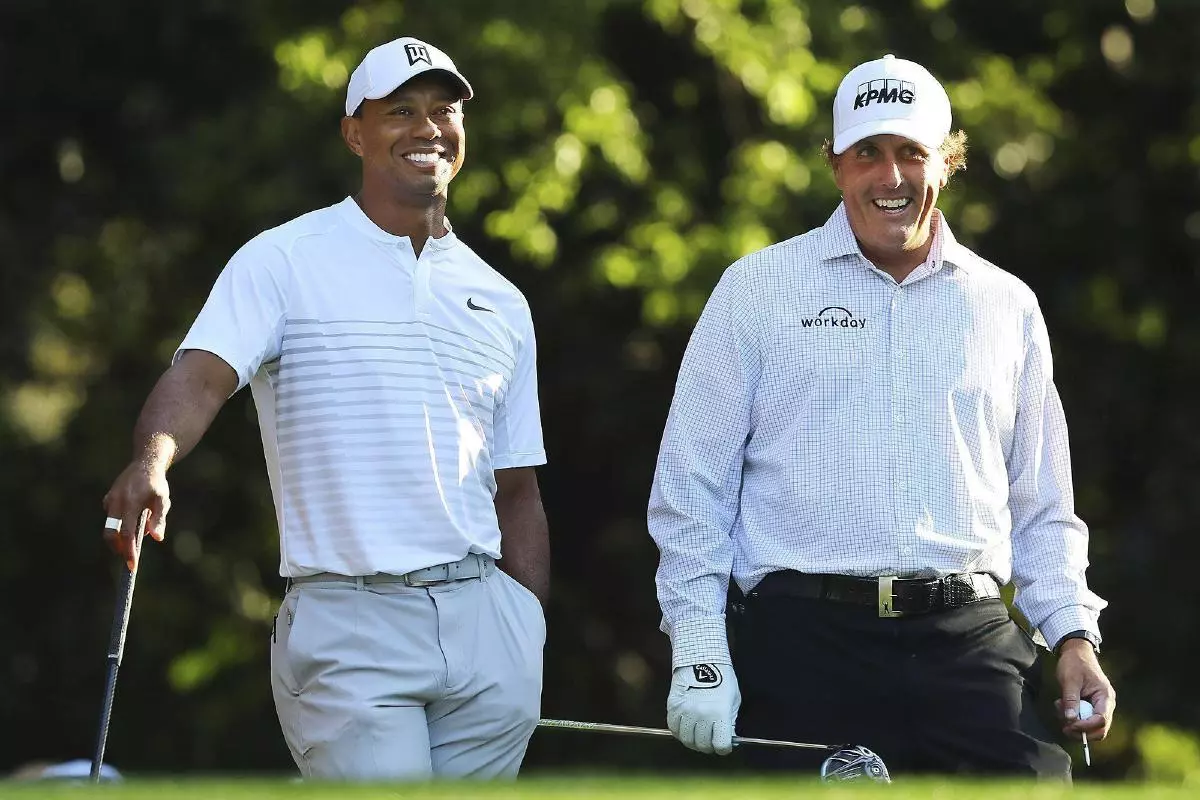 Tiger Woods and Phil Mickelson